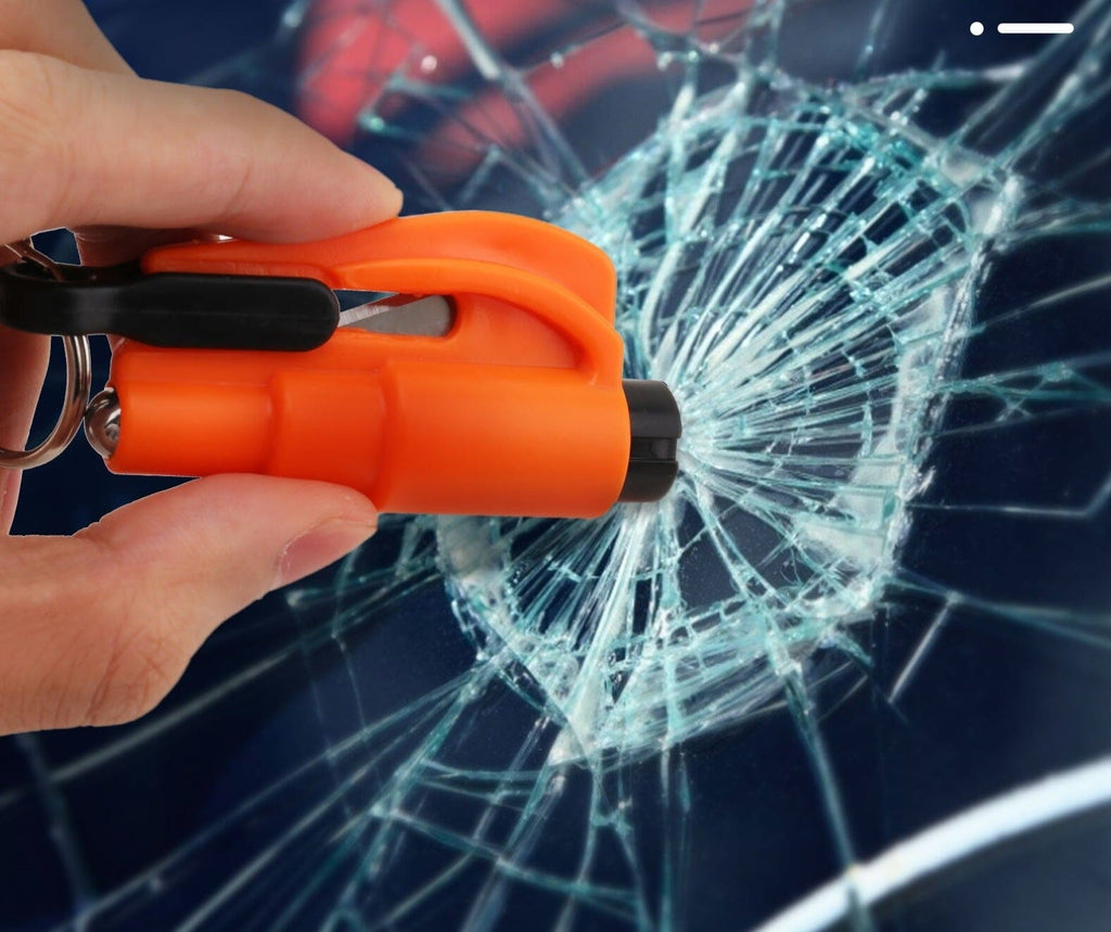 Brise-vitre portable – Outil d'urgence compact pour voiture conçu pour briser rapidement les vitres en cas d'accident ou d'urgence. Fiable, durable et essentiel pour les kits de sécurité des véhicules.